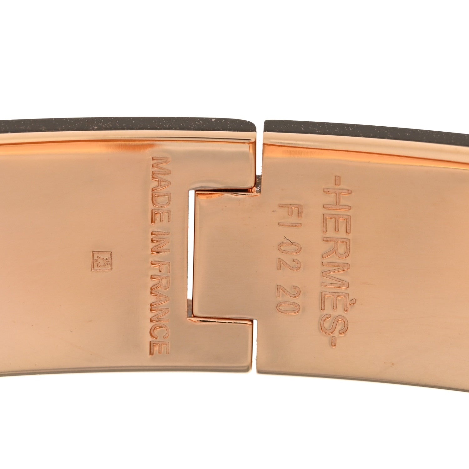 Hermes Enamel Narrow Clic Clac H Bracelet PM Rose Patch 4 of 4