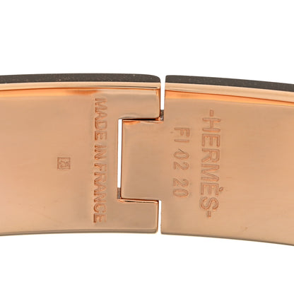 Hermes Enamel Narrow Clic Clac H Bracelet PM Rose Patch 4 of 4