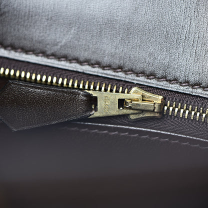 Hermes Box Kelly Sellier 35 Chocolate 14 of 44