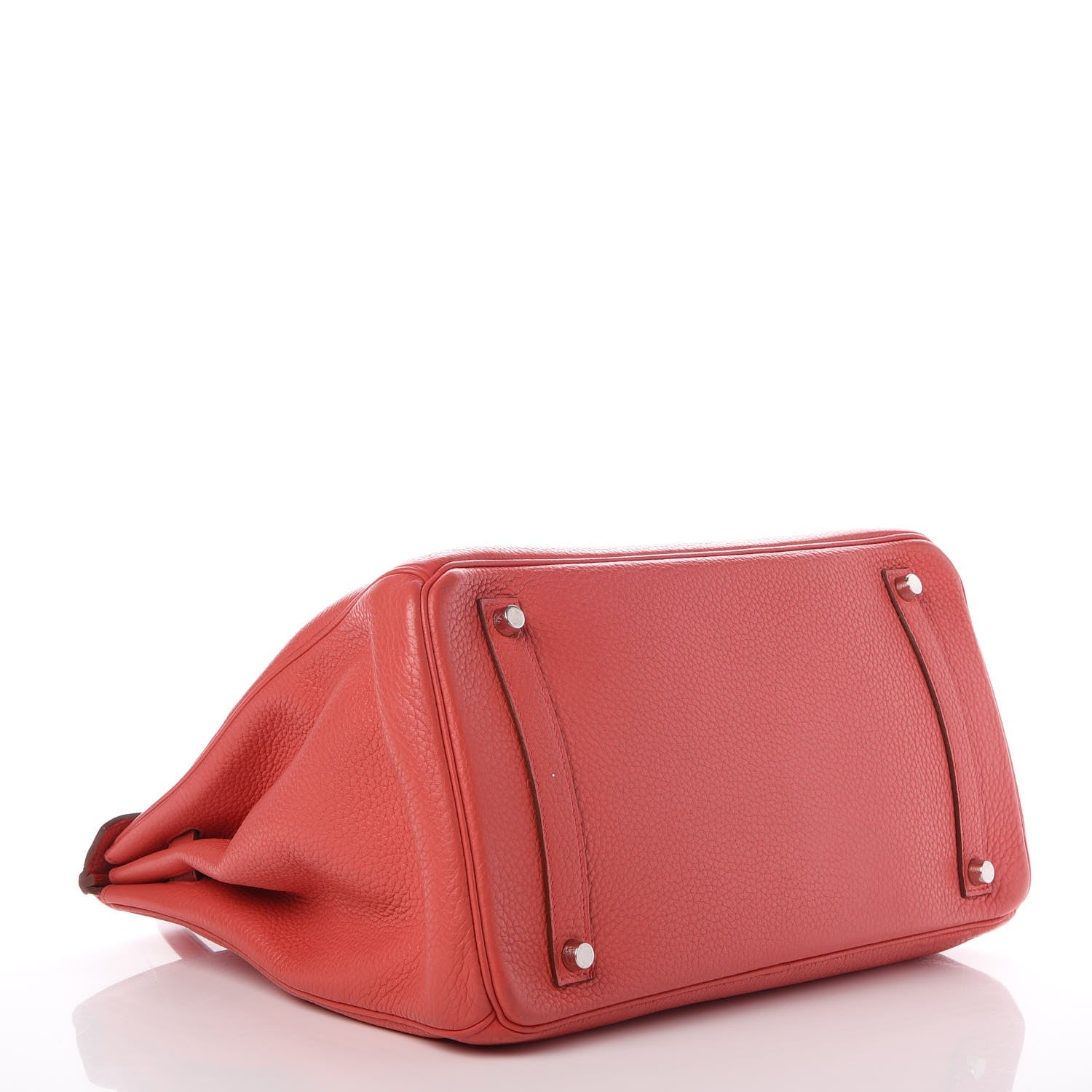 Hermes Taurillon Clemence Birkin 35 Bougainvillea 4 of 32