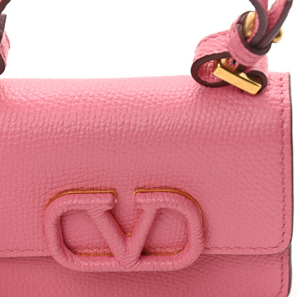 Valentino Garavani Grainy Calfskin Mini VSling Shoulder Bag Flamingo Pink 10 of 12