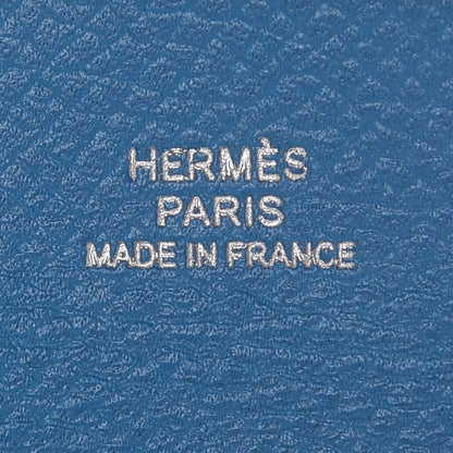 Hermes Epsom Bastia Coin Purse Bleu Zanzibar 6 of 8