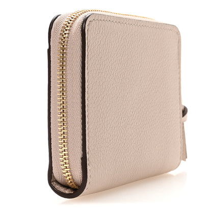 Louis Vuitton Calfskin Lockme Zippy Coin Purse Greige 3 of 8