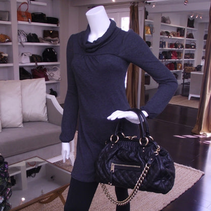 Marc Jacobs Quilted Leather Stam Black 2 of 10