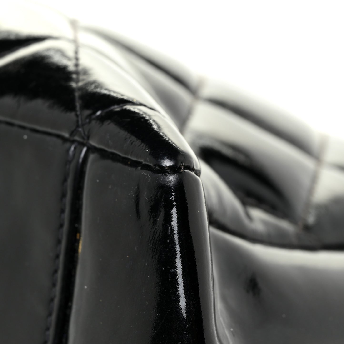 Patent Quilted Timeless CC Tote Black