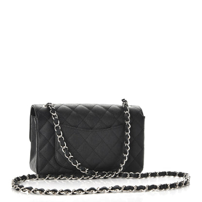 Chanel Caviar Quilted Mini Rectangular Flap Black 3 of 8