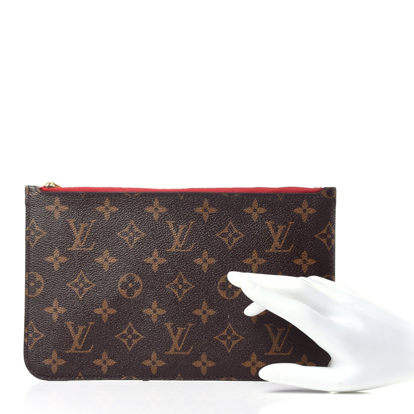 Monogram Neverfull MM GM Pochette Cherry