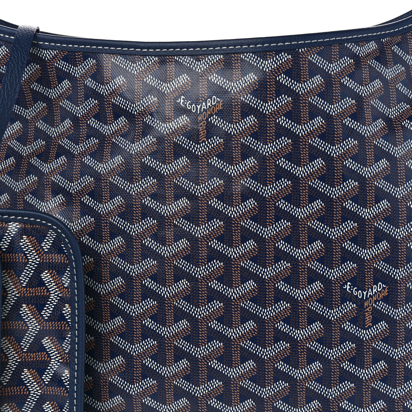 Goyardine Boheme Hobo Navy Blue