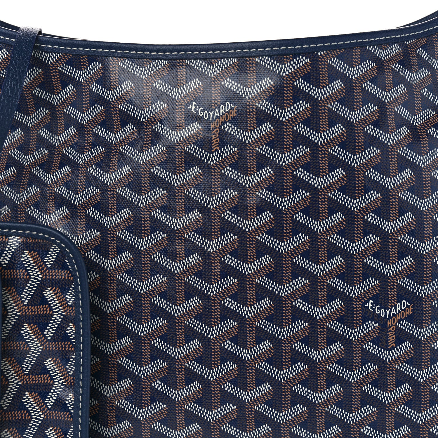 Goyard Goyardine Boheme Hobo Navy Blue 9 of 11