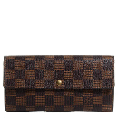 Louis Vuitton Damier Ebene Sarah Wallet 1 of 8