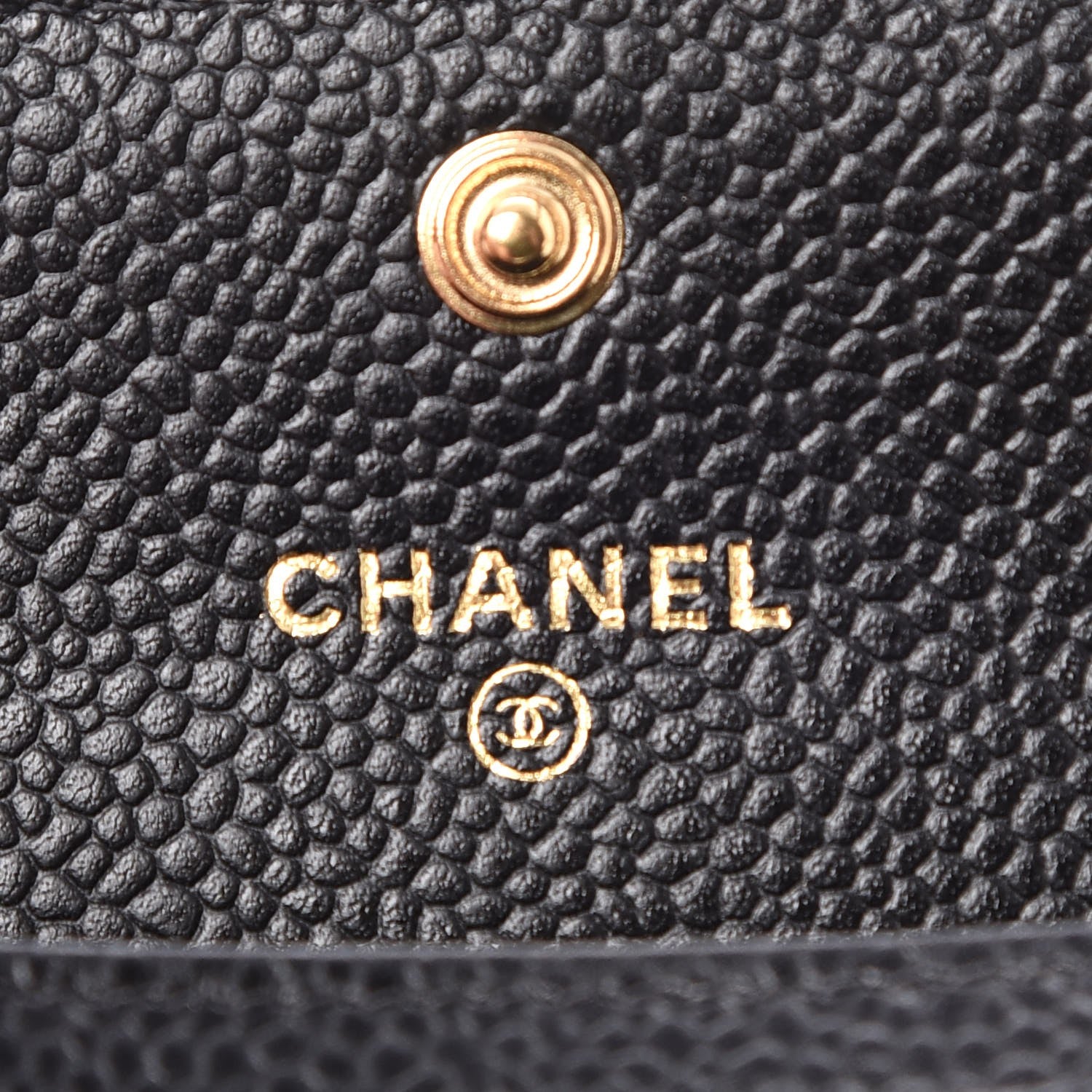 Chanel Caviar Quilted Flap Card Holder Black 7 of 9