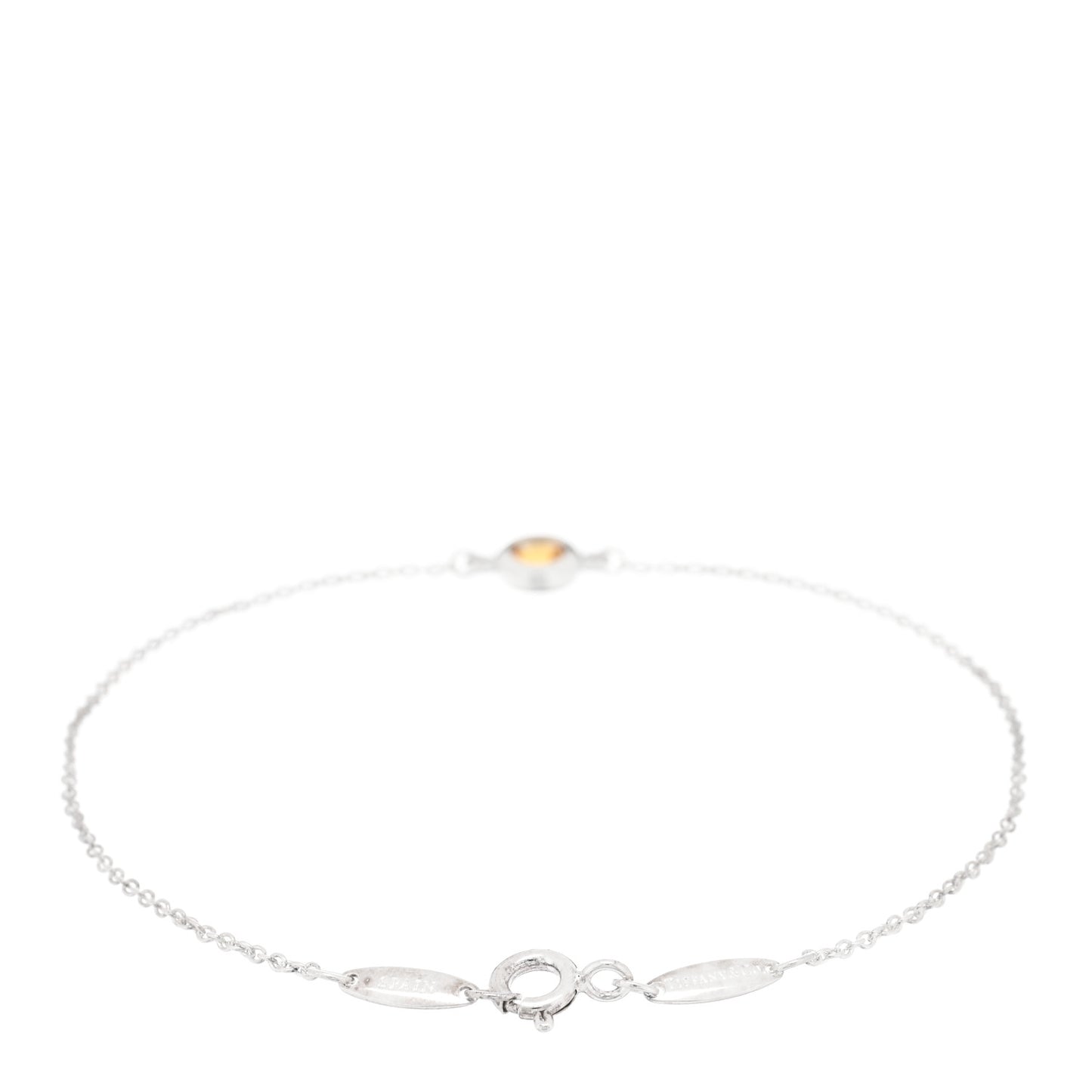 Sterling Silver Citrine Elsa Peretti Color By The Yard Bracelet