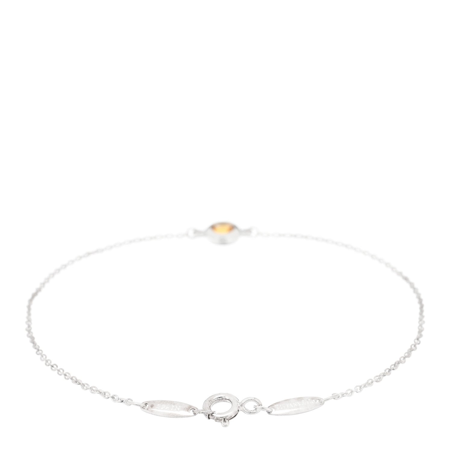 Tiffany Sterling Silver Citrine Elsa Peretti Color By The Yard Bracelet 2 of 3