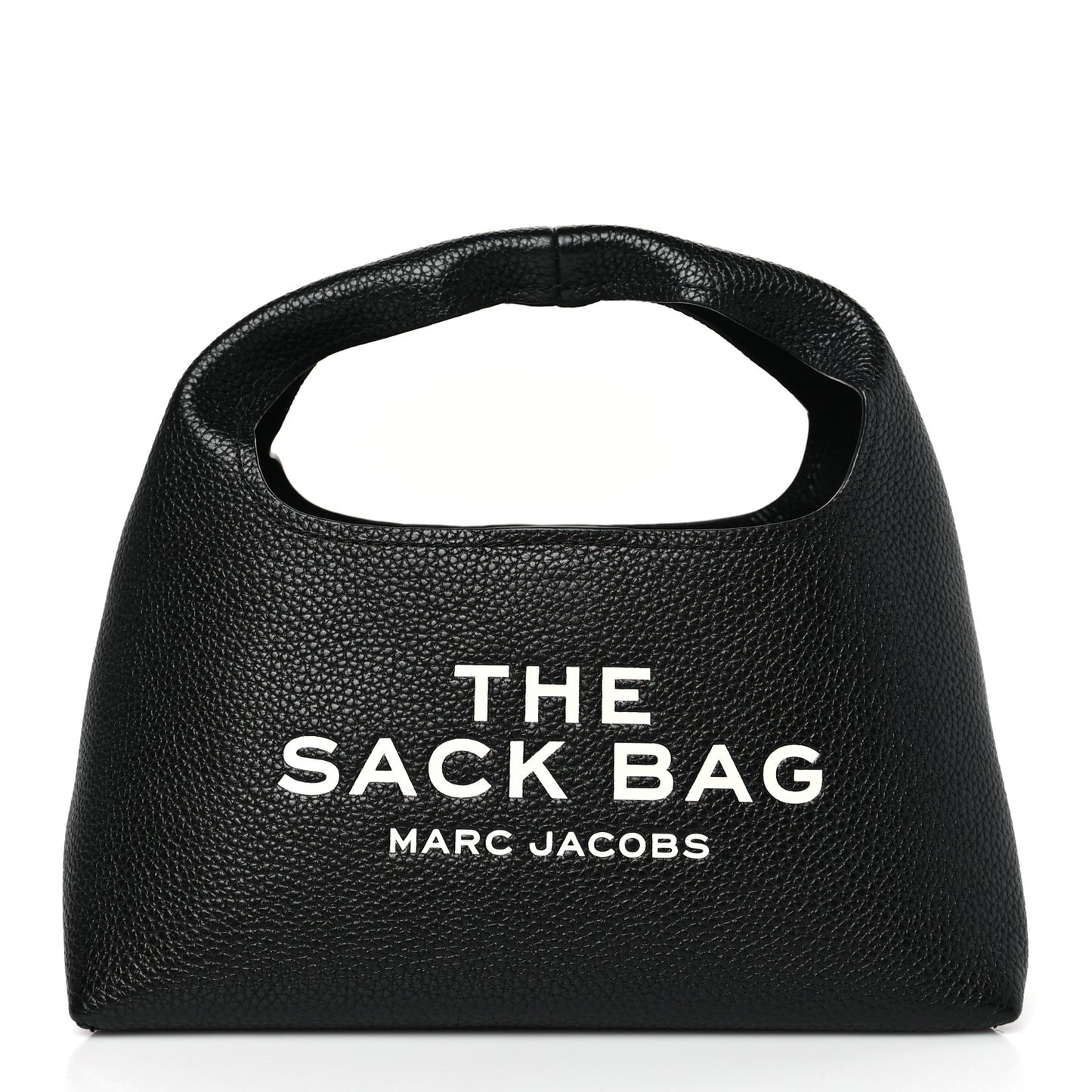 Grained Calfskin Mini The Sack Bag Black