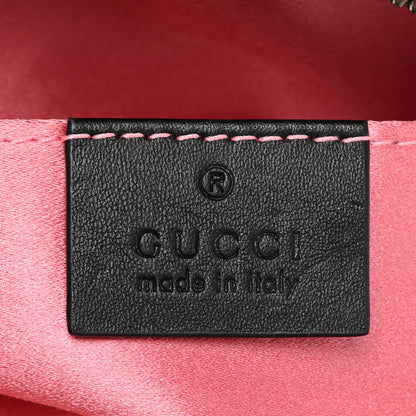 Gucci Velvet Matelasse Crystal Star GG Marmont Belt Bag 85 34 Black 6 of 9