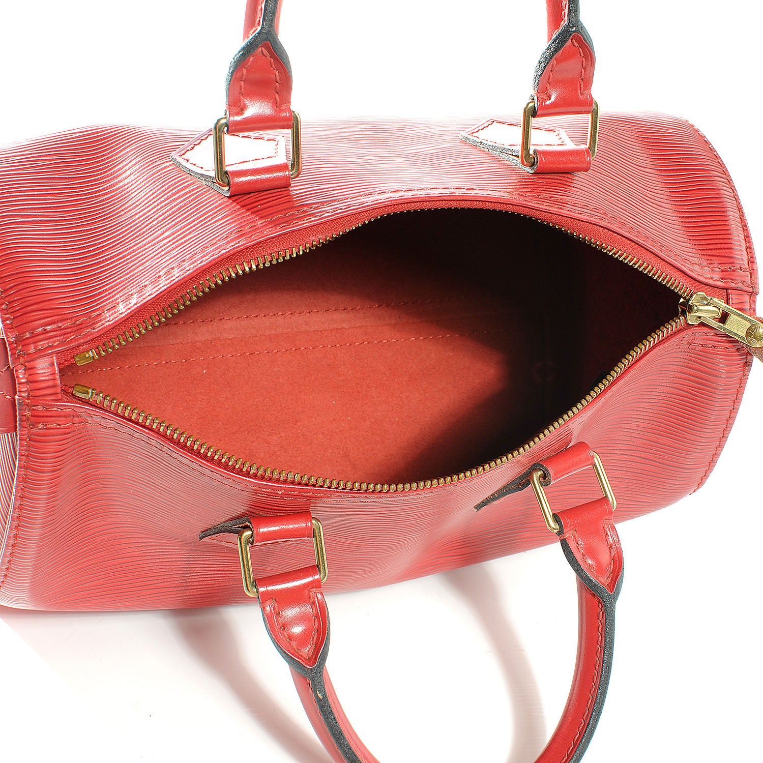 Louis Vuitton Epi Speedy 25 Rouge 5 of 7