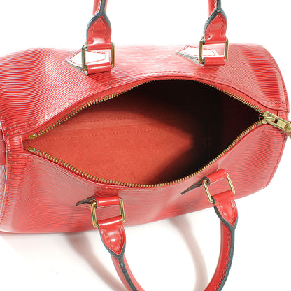 Louis Vuitton Epi Speedy 25 Rouge 5 of 7