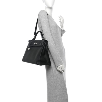 Hermes Togo Kelly Sellier 40 Black 2 of 14