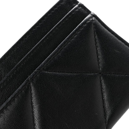 Chanel Lambskin Quilted Chanel 19 Card Holder Black 9 of 12