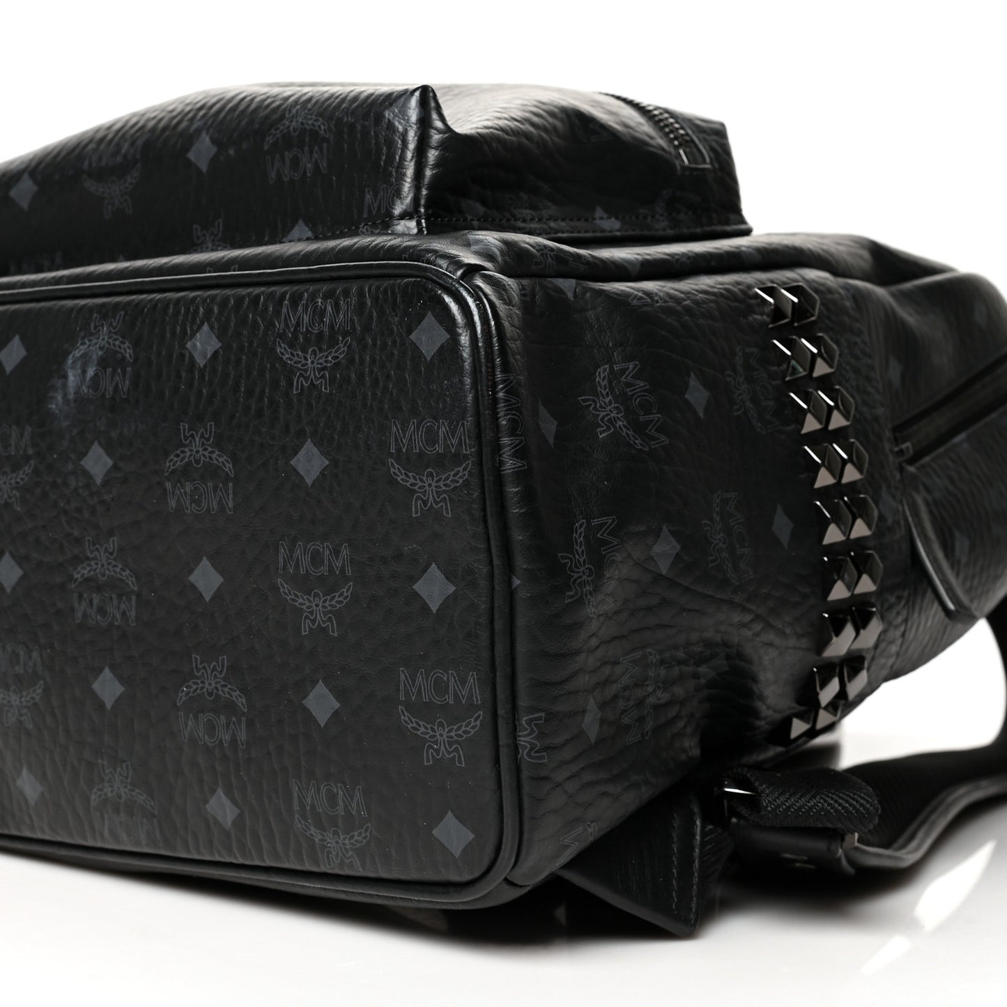 Visetos Medium Side Studs Stark Backpack Black
