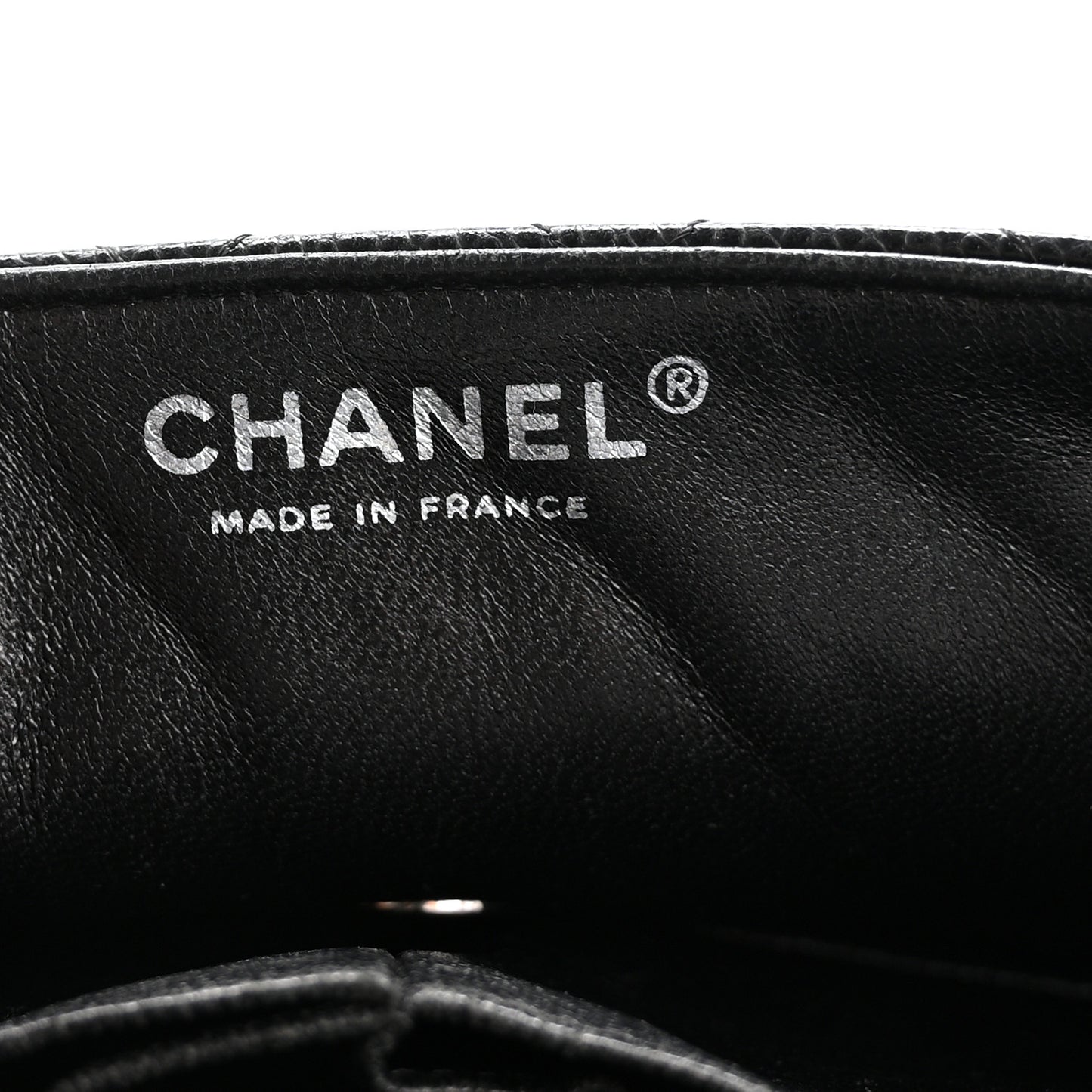 Caviar Quilted East West Flap Black