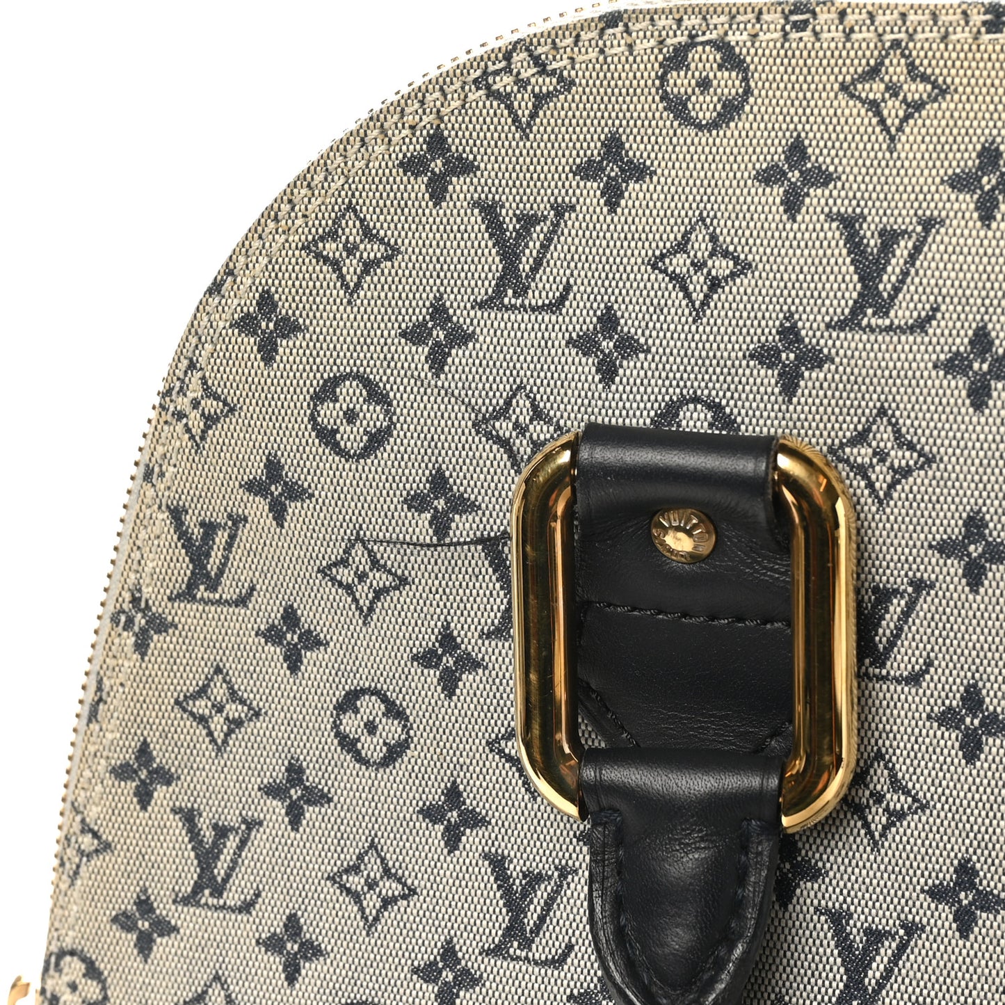 Mini Monogram Alma Haut Tote Blue