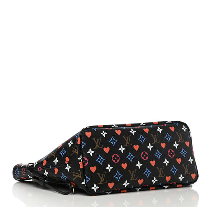 Louis Vuitton Game On Neverfull MM Black 5 of 11