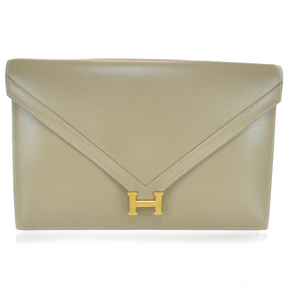 Hermes Box Lydie Clutch Parchemin 1 of 6
