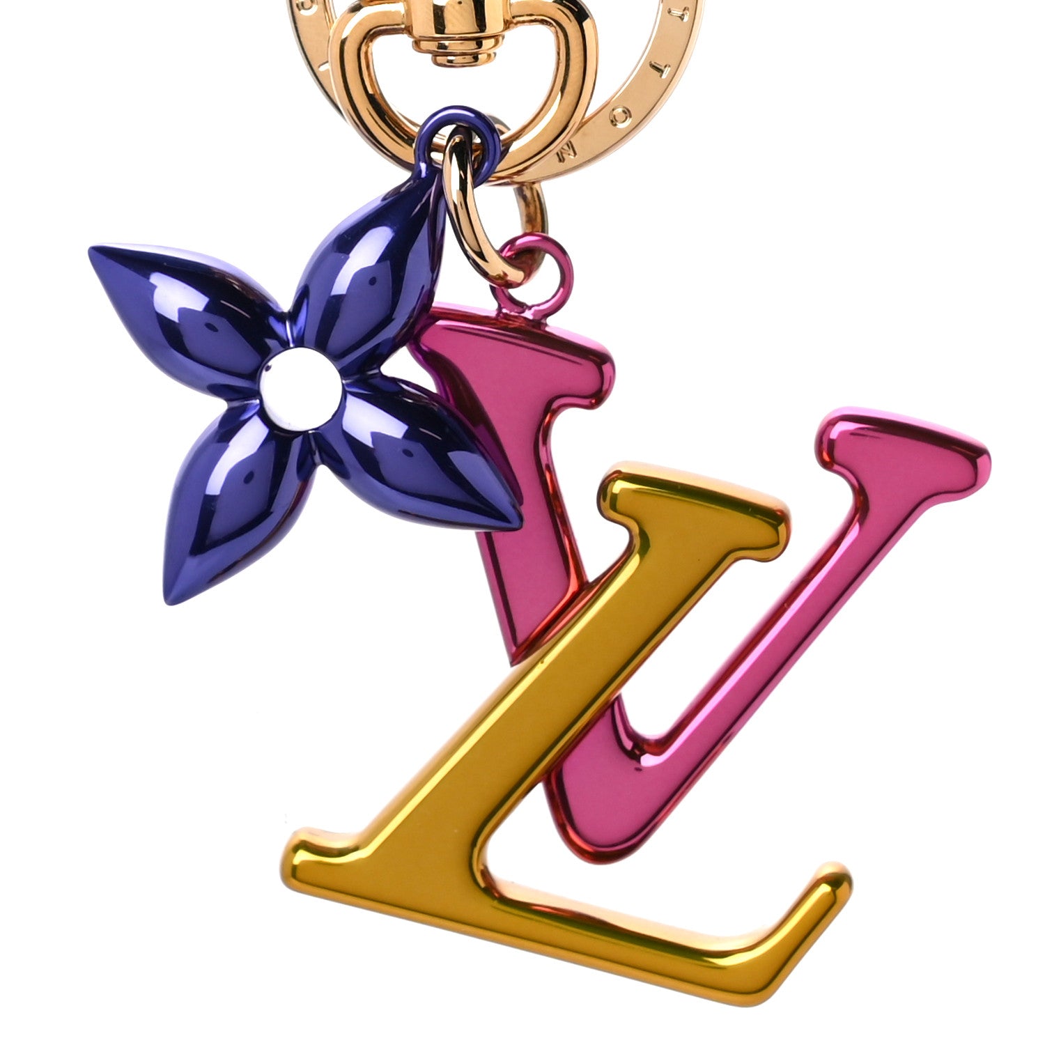 Louis Vuitton LV New Wave Bag Charm Key Holder Multicolor 3 of 4