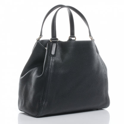 Gucci Pebbled Calfskin Medium Soho Shoulder Bag Black 3 of 7