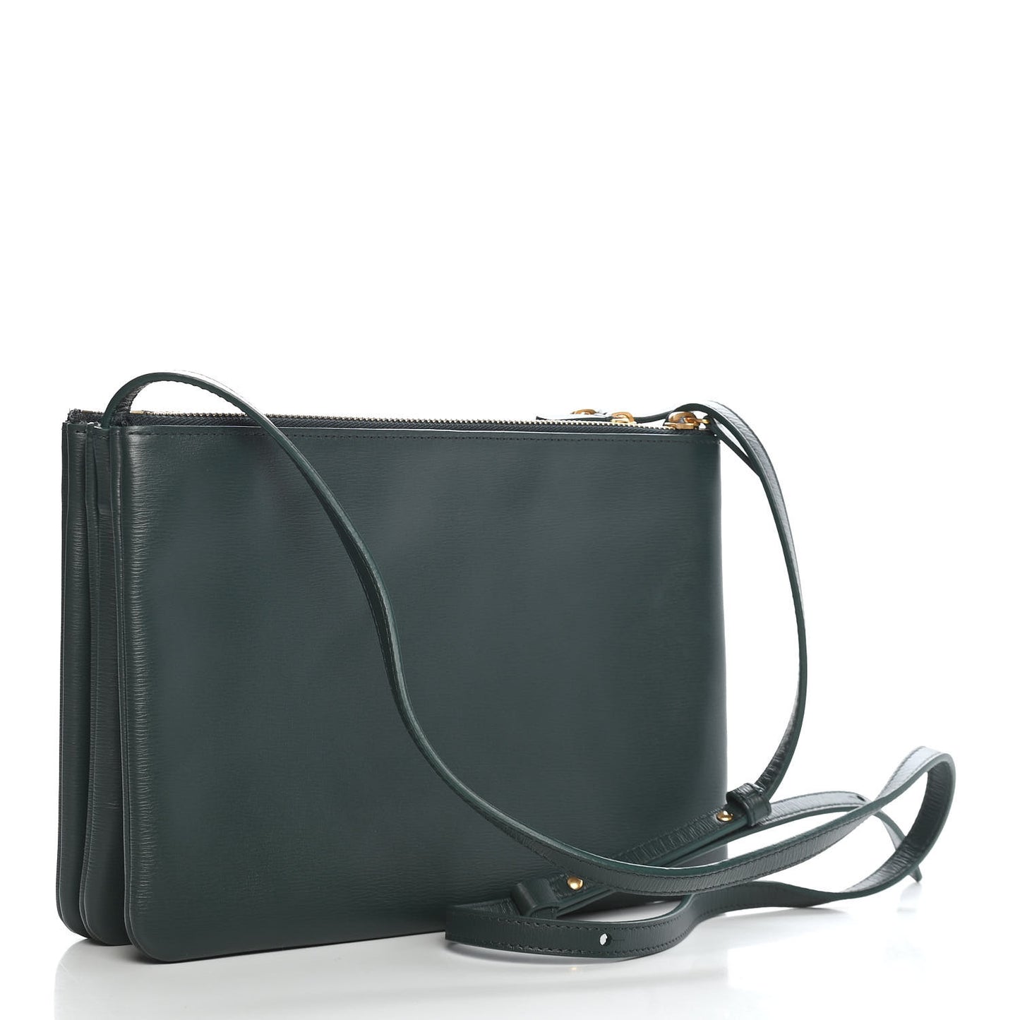 Liege Calfskin Large Trio Crossbody Bag Amazone