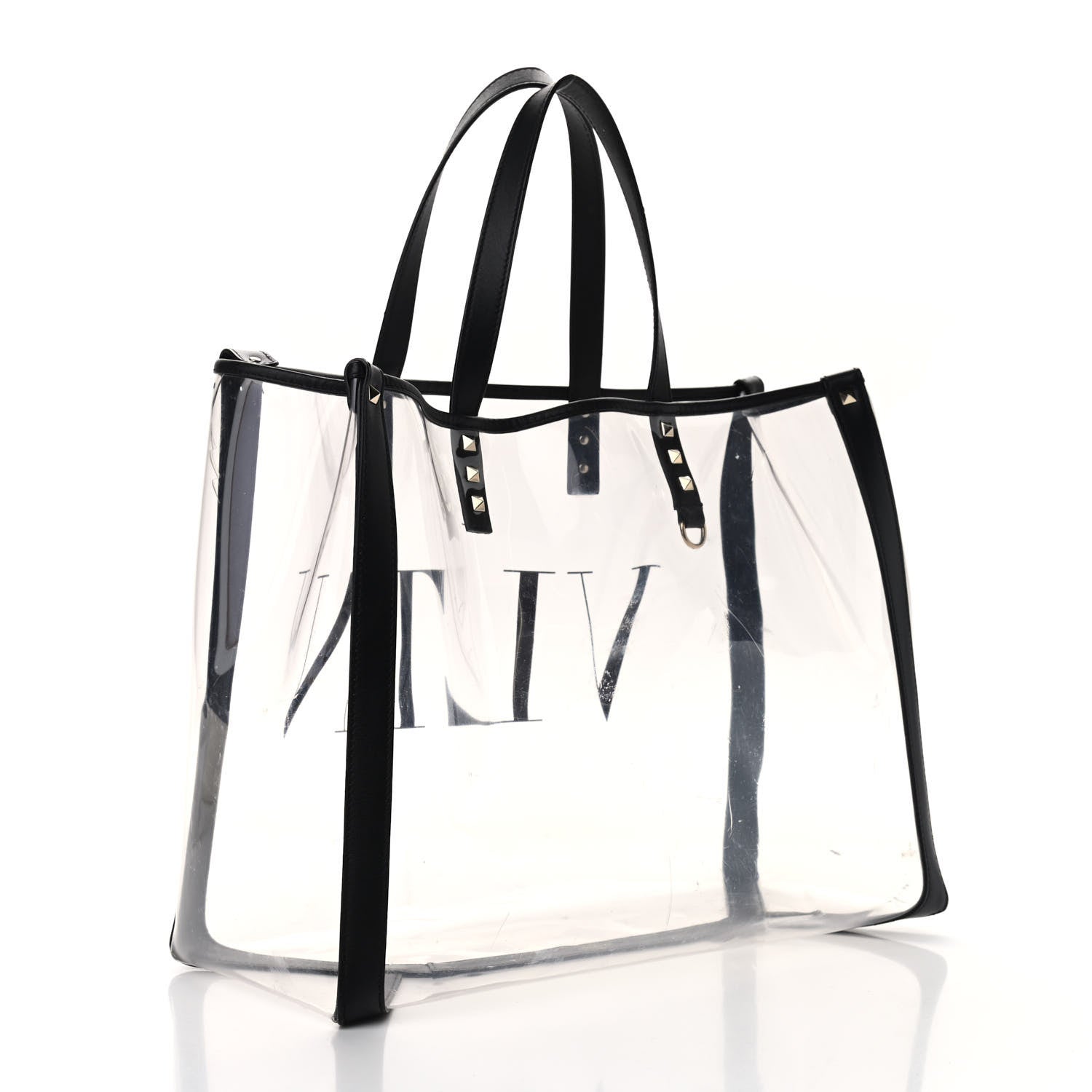 Valentino Garavani Plexy VLTN Shopping Bag Transparent 4 of 14