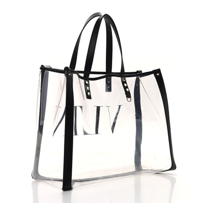 Valentino Garavani Plexy VLTN Shopping Bag Transparent 4 of 14