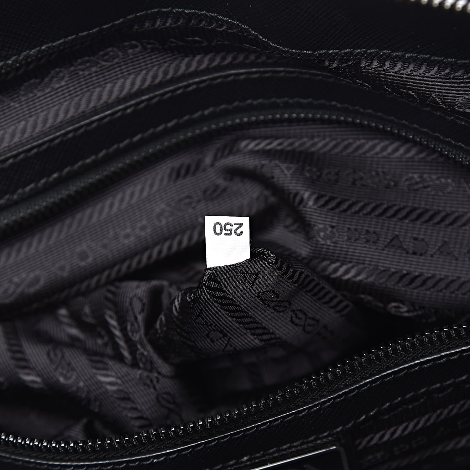 Prada X JAMES JEAN Tessuto Nylon Patch Shopping Tote Black 8 of 17