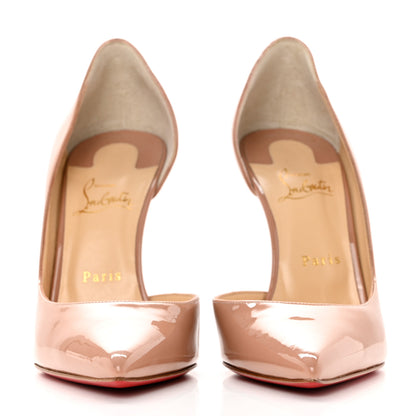 Christian Louboutin Patent Iriza 100 Pumps 40.5 Nude 2 of 8