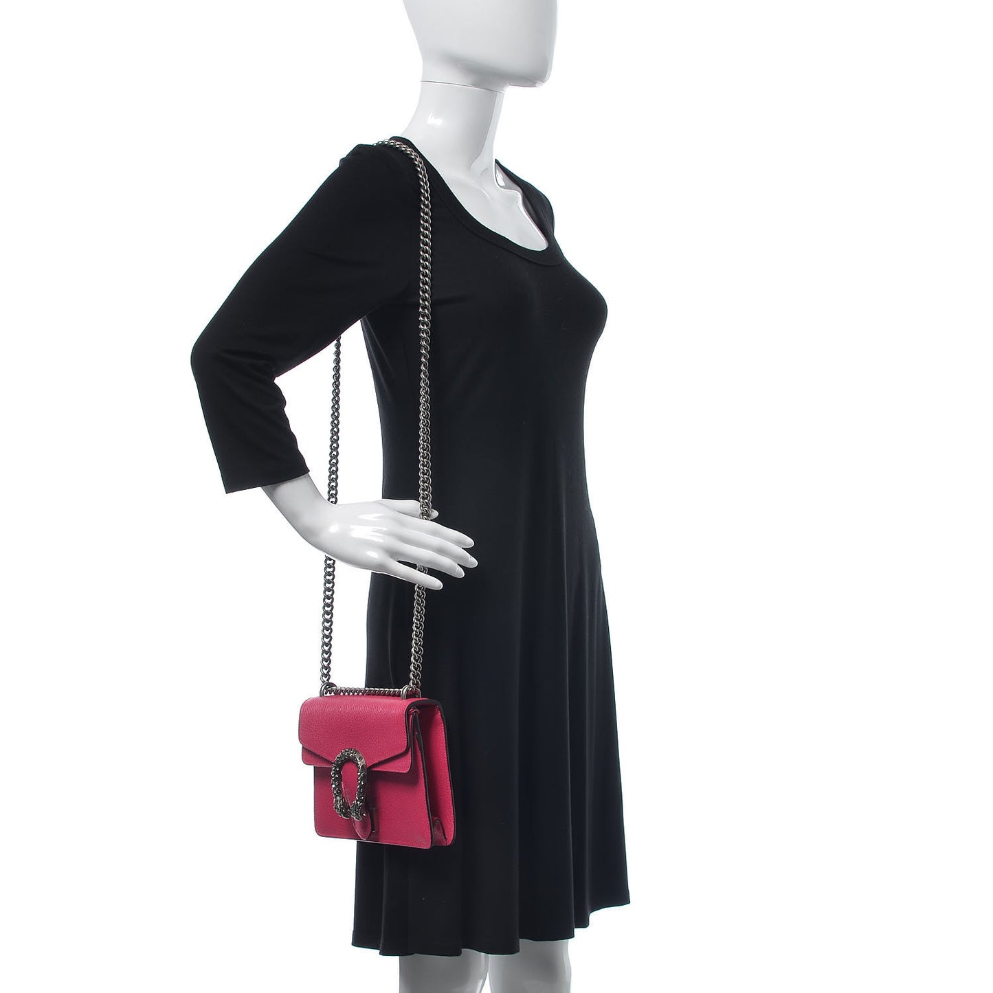 Calfskin Mini Dionysus Shoulder Bag Box Pink
