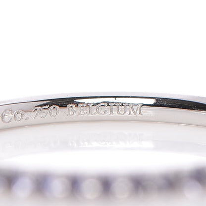 Tiffany 18K White Gold Iolite Metro Ring 48 4.5 4 of 4