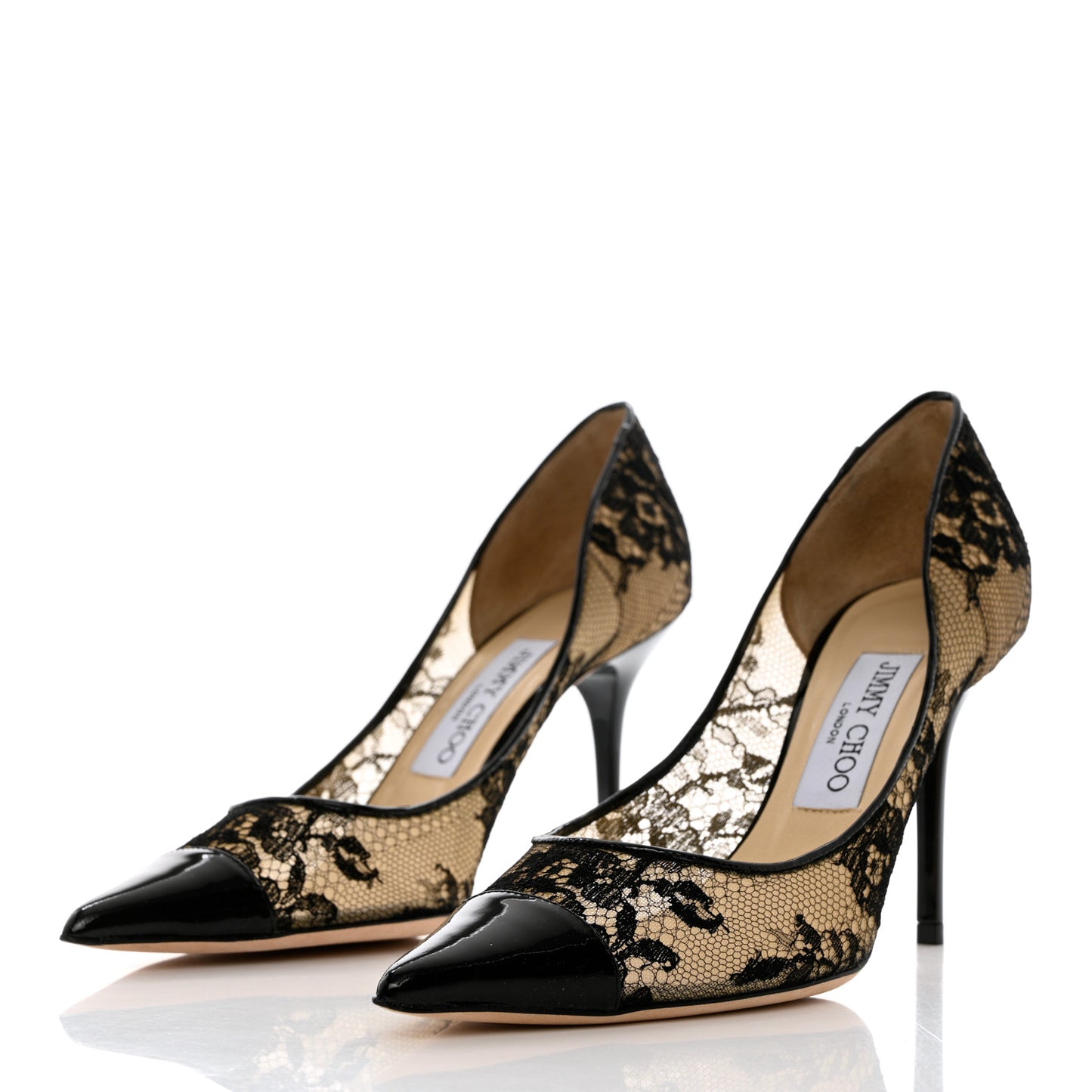 Patent Lace Alias Pumps 37 Black