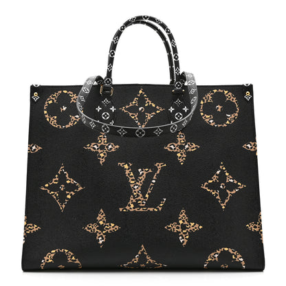 Louis Vuitton Monogram Giant Jungle Onthego GM Black 1 of 10