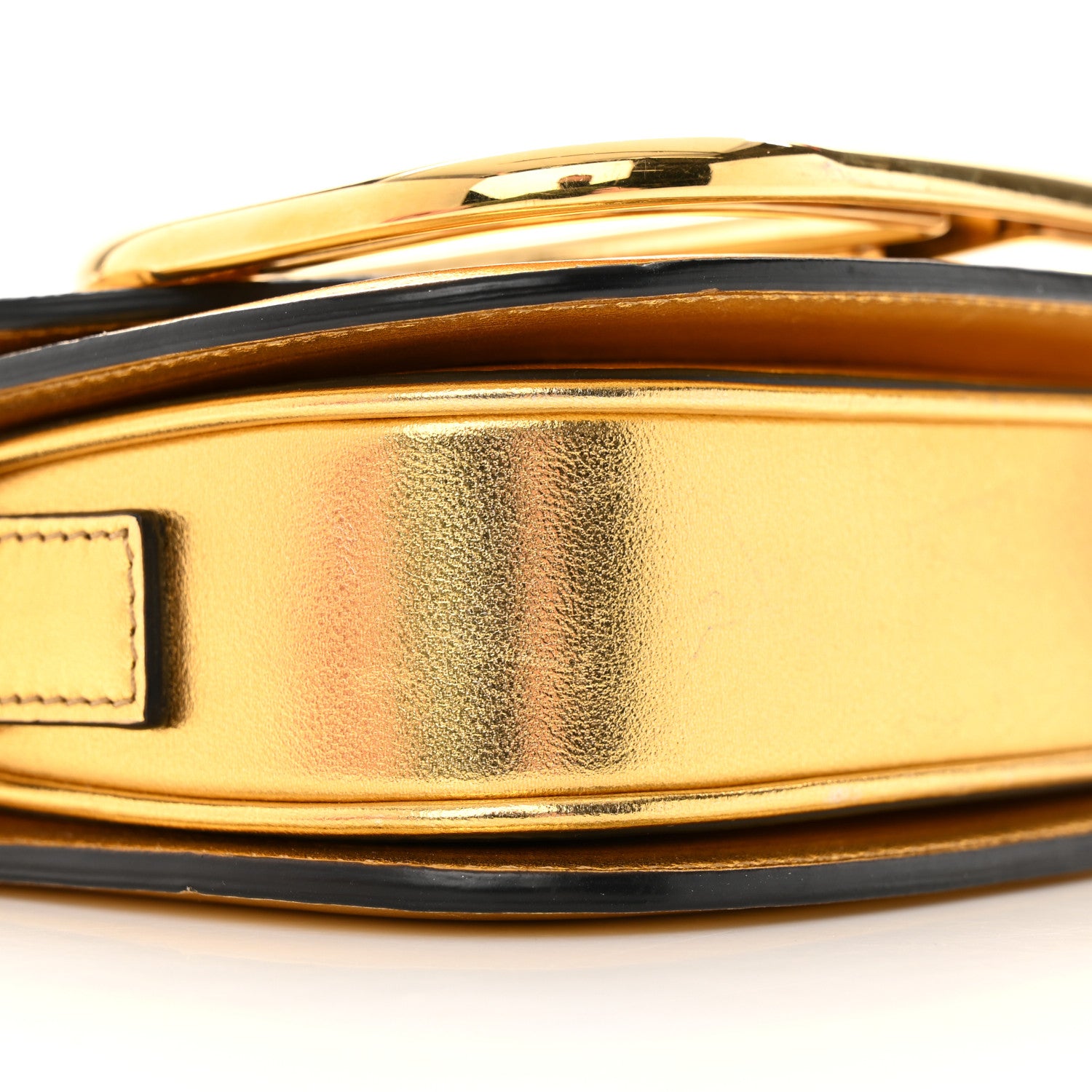 Valentino Garavani Metallic Nappa Small Supervee Crossbody Bag Gold 8 of 16