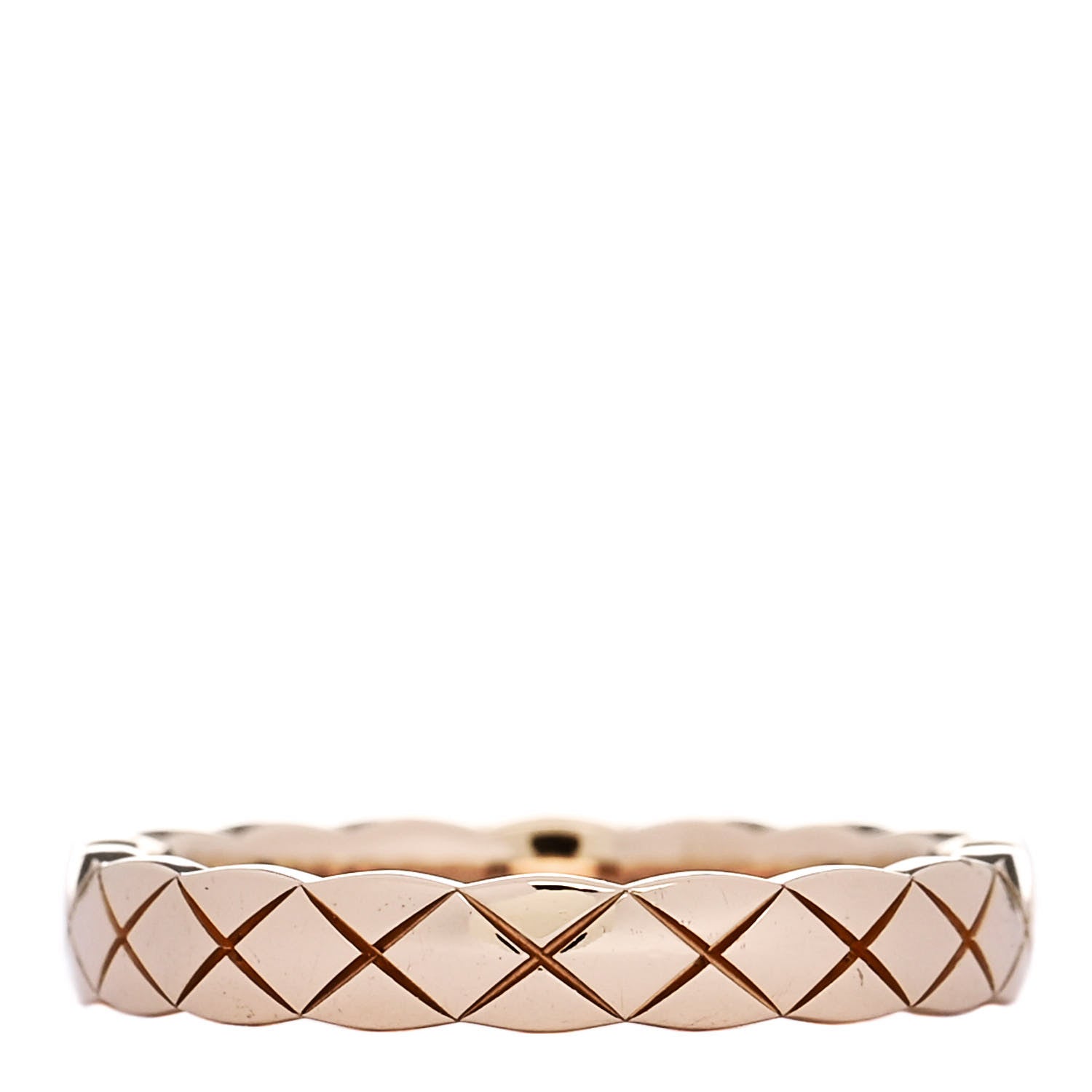 Chanel 18K Beige Gold Mini Coco Crush Ring 51 5.75 1 of 4