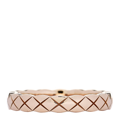 Chanel 18K Beige Gold Mini Coco Crush Ring 51 5.75 1 of 4