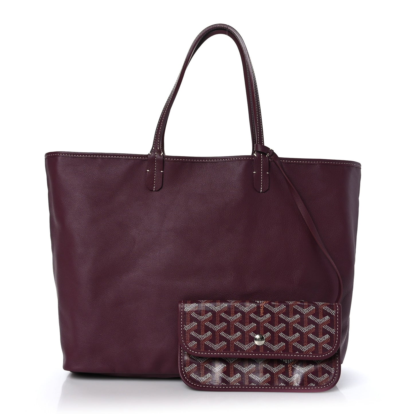 Goyardine Reversible Anjou PM Burgundy
