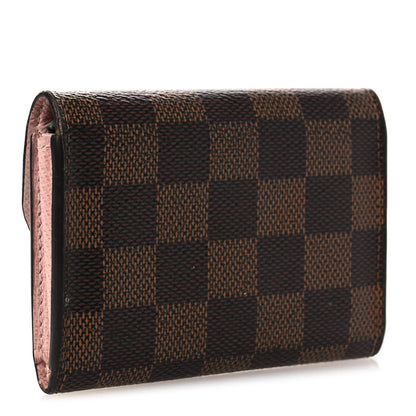 Louis Vuitton Damier Ebene Rosalie Coin Purse Rose Ballerine 3 of 9