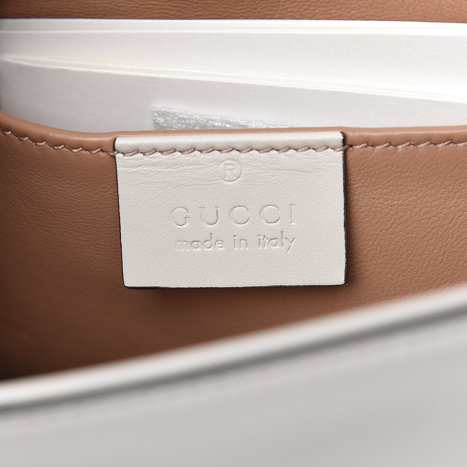 Gucci Nappa Pearl Studded Mini Queen Margaret Broadway Shoulder Bag Mystic White 6 of 11