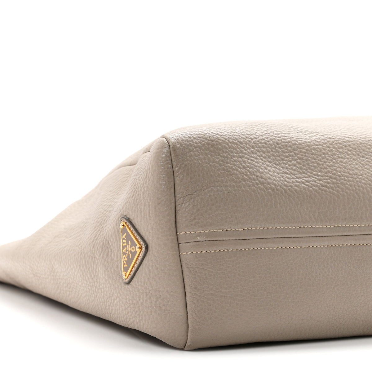 Vitello Daino Shopping Tote Argilla
