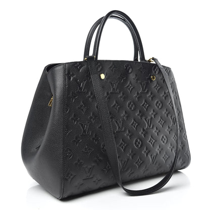 Louis Vuitton Empreinte Montaigne GM Black 3 of 10