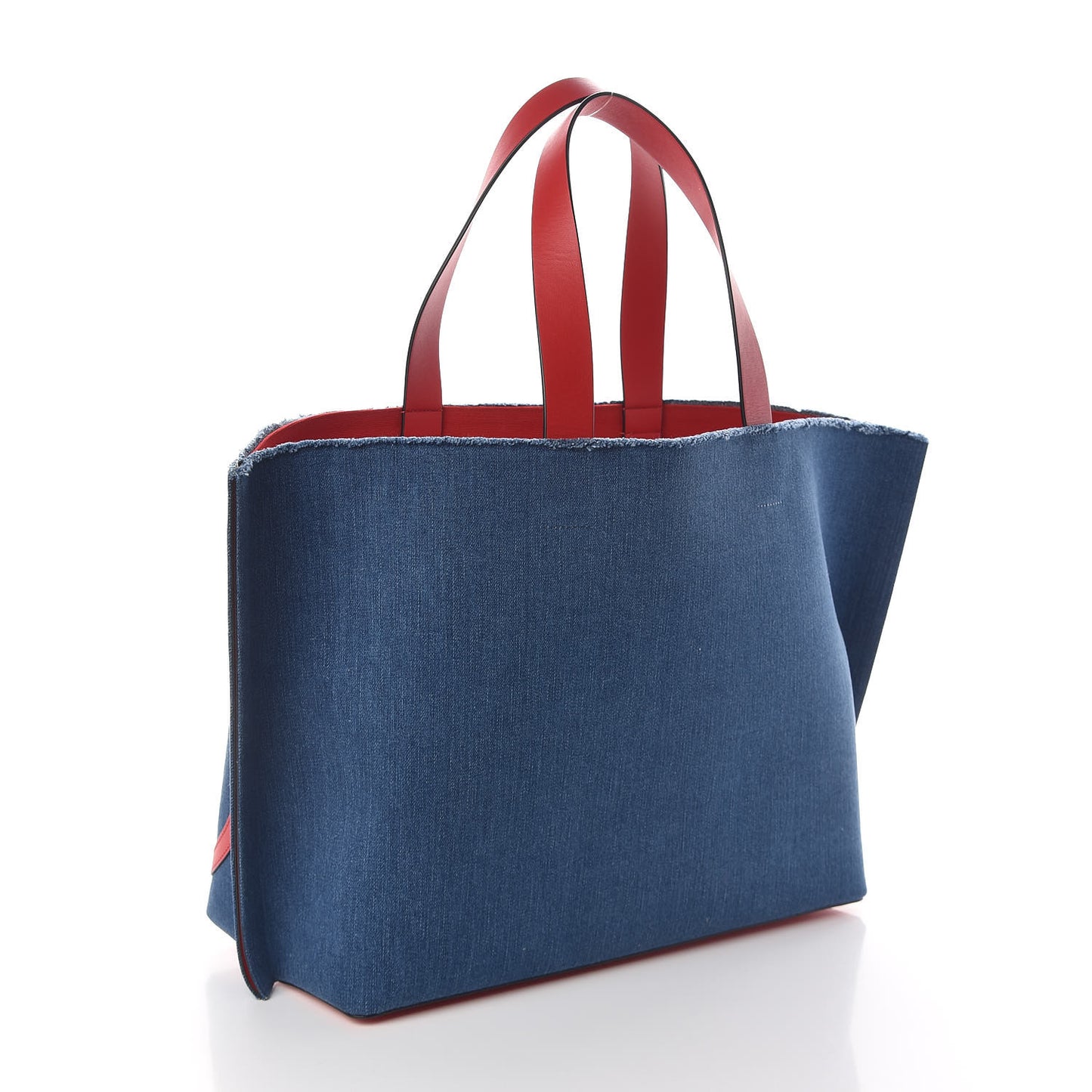 Denim Large Escape Tote Blue Red