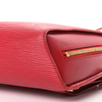 Louis Vuitton Epi Mabillon Backpack Castillan Red 9 of 13