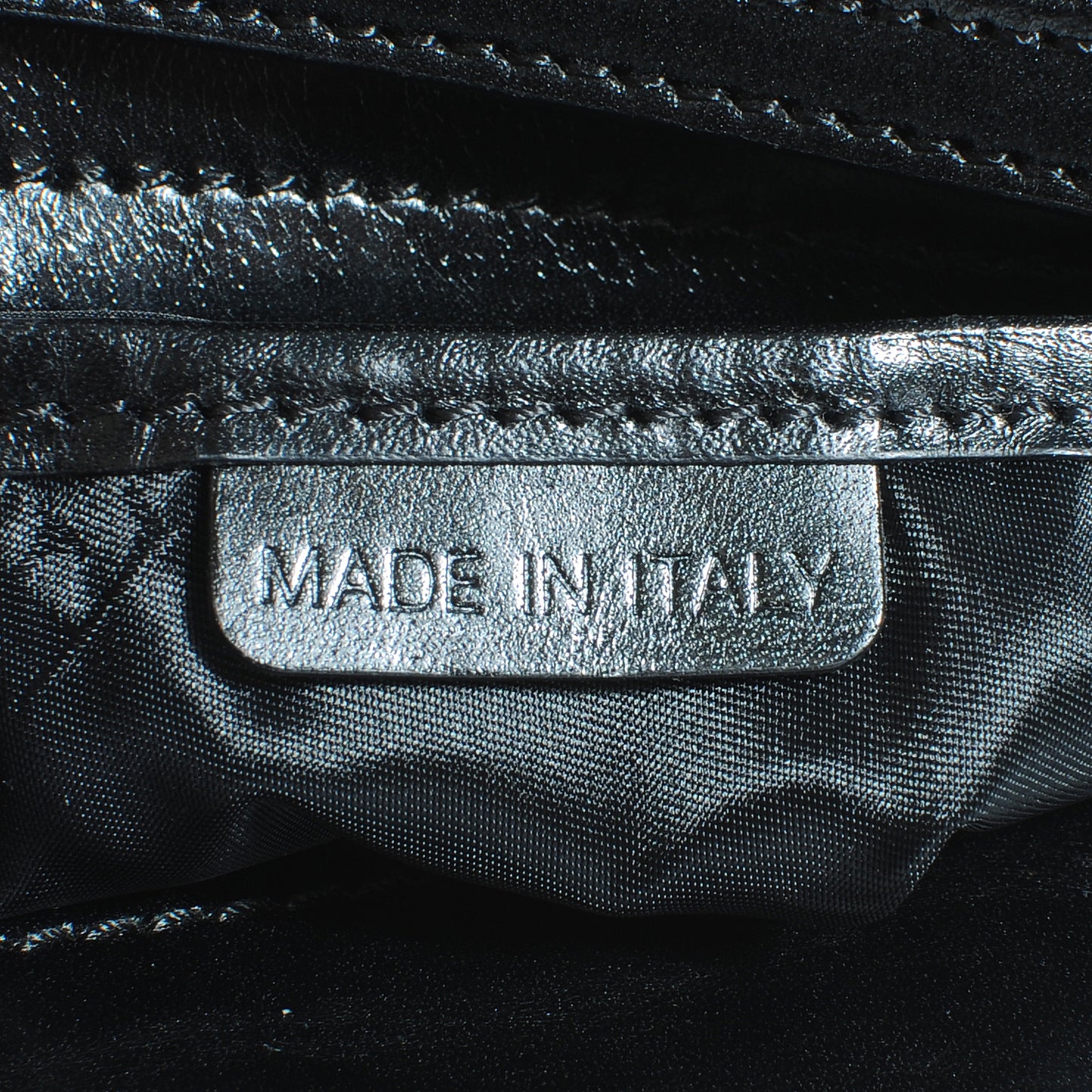 Lambskin Bridle Calfskin Small Dutton Hobo Black